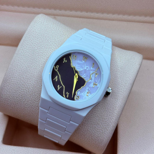 White aura with marbal dail - Reluxe